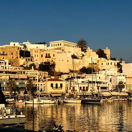 דירה Naxos Town 3 With Patio With Sea View *